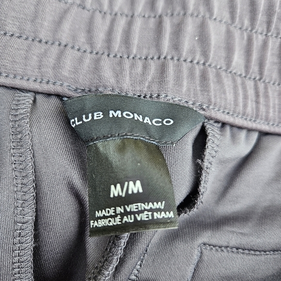 Club Monaco gray drawstring jogger pants medium 28.5 in inseam - Picture 3 of 5